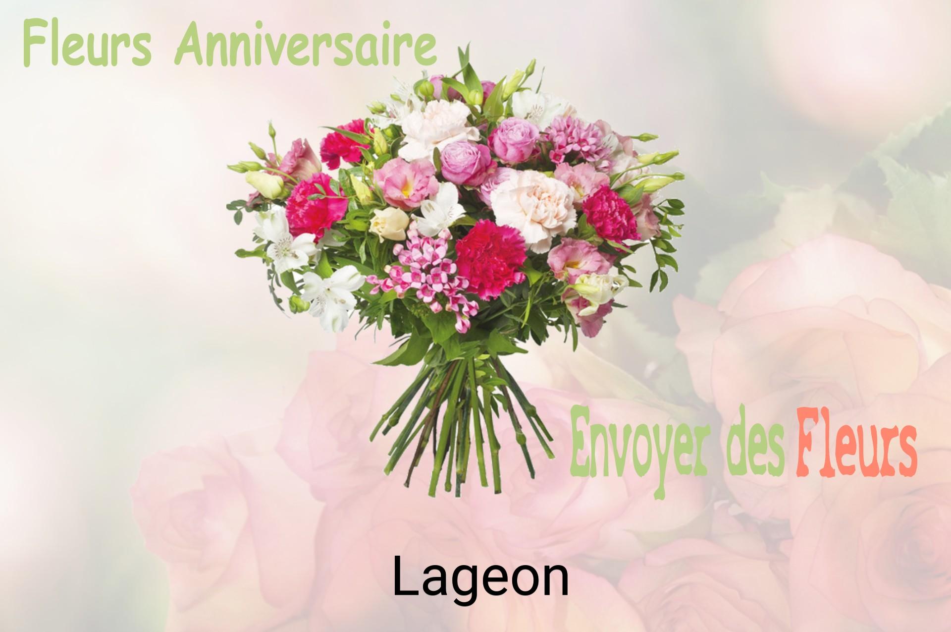 Bouquet de fleurs d’anniversaire livré à Lageon