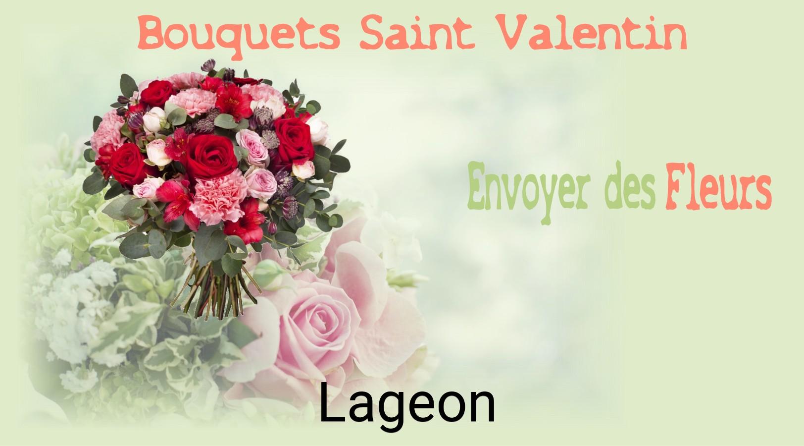 Roses de Saint-Valentin livrées à Lageon
